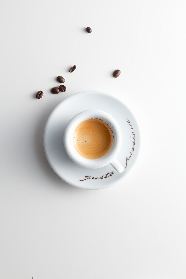 Eine Tasse Espresso