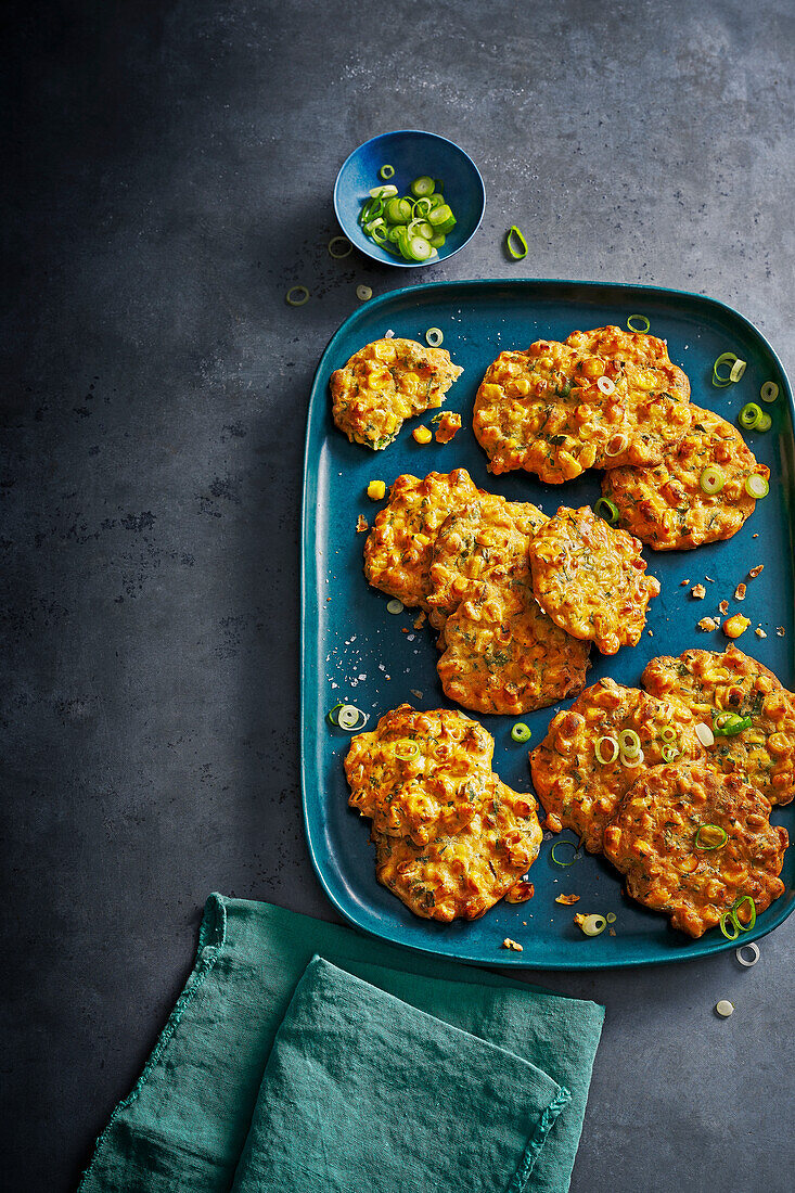 Corn cakes from the hot air fryer