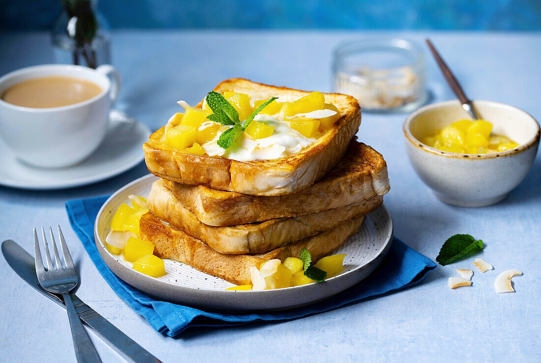 French Toast mit Mango