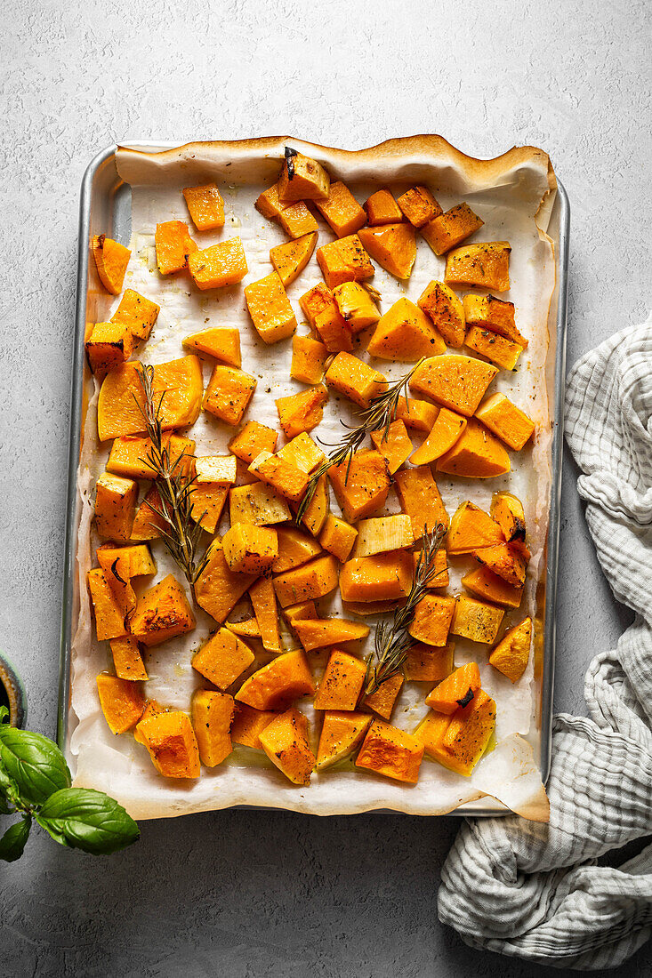 Roasted butternut squash