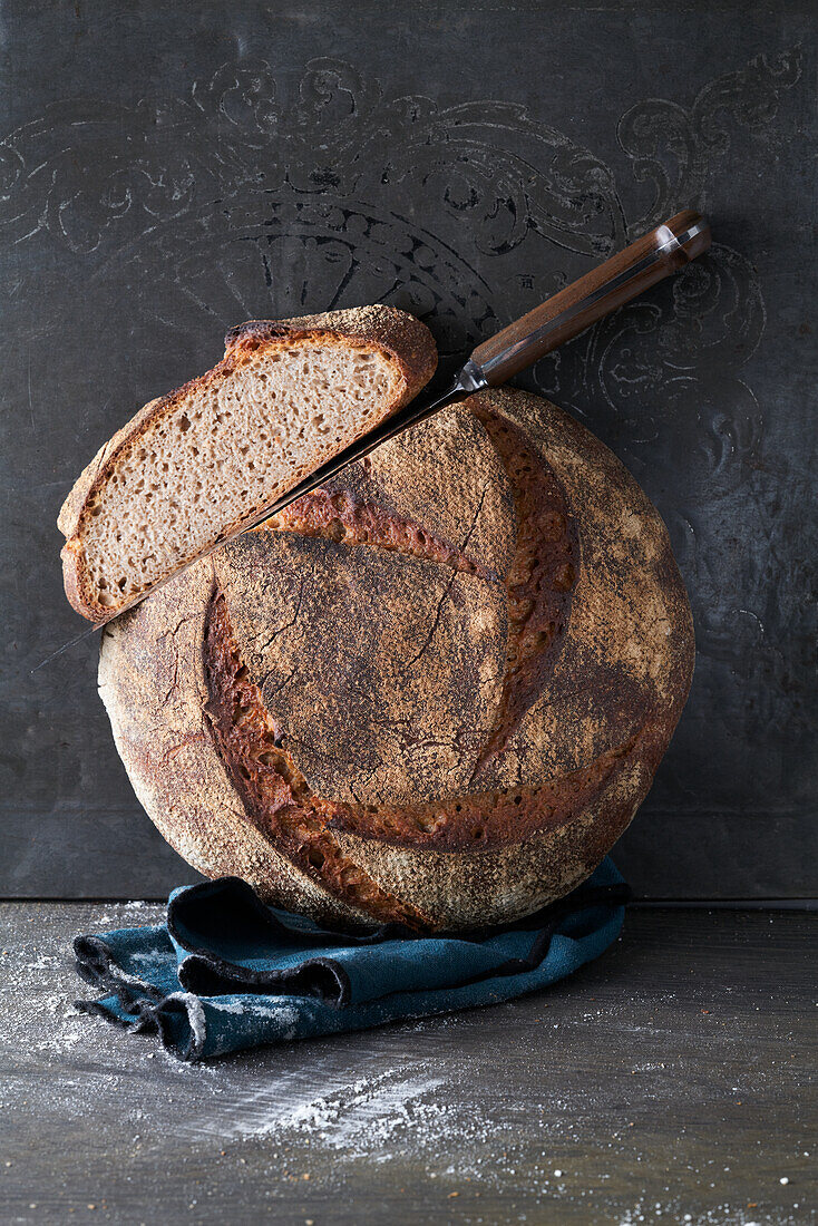 Rustic farmhouse bread