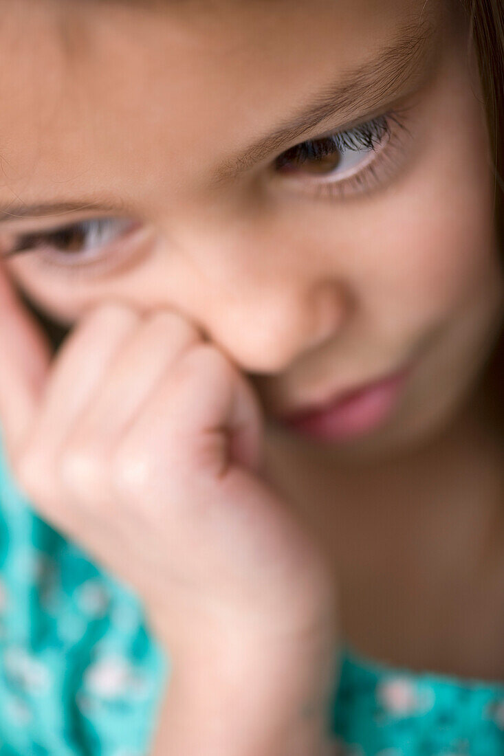 Close up of young girl\n