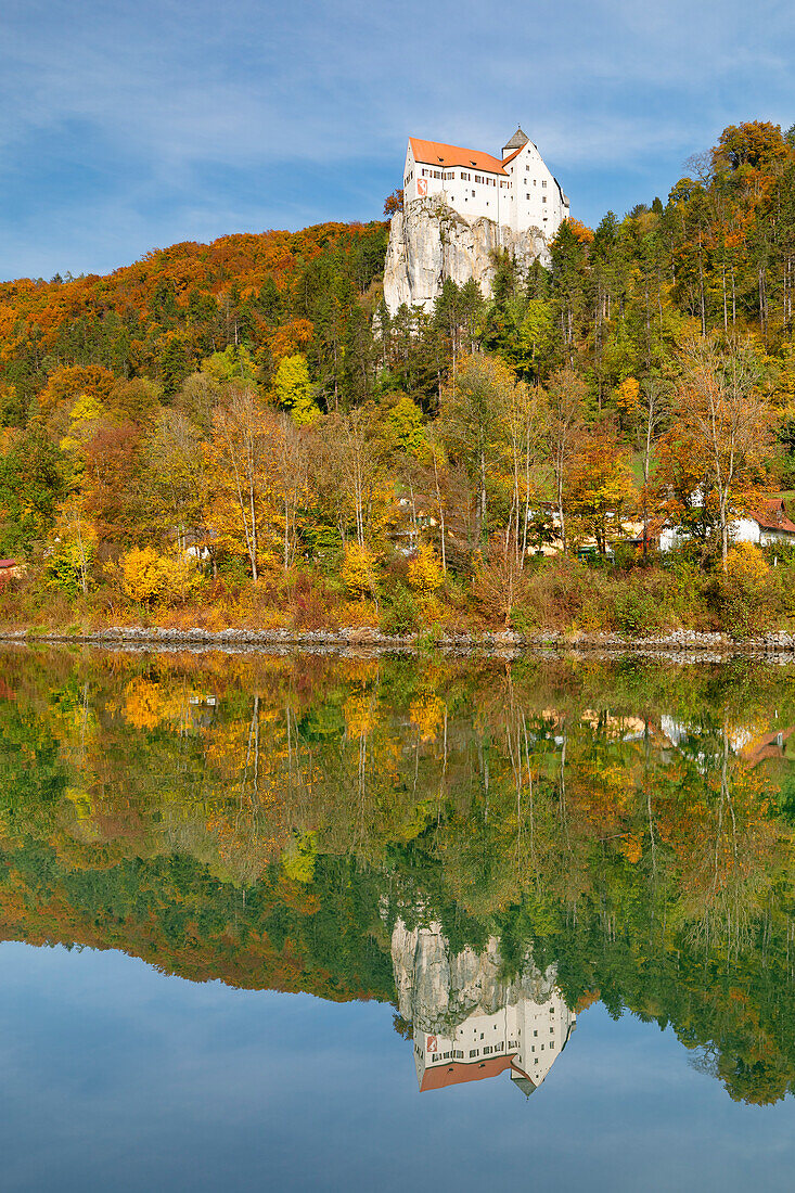 Burg Prunn bei Riedenburg, Naturpark Altmühltal, Bayern, Deutschland, Europa