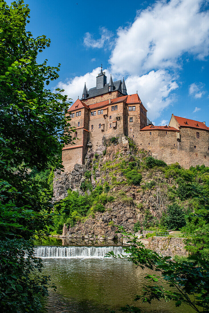 Burg Kriebstein, an der Zschopau, Kriebstein, Sachsen, Deutschland, Europa