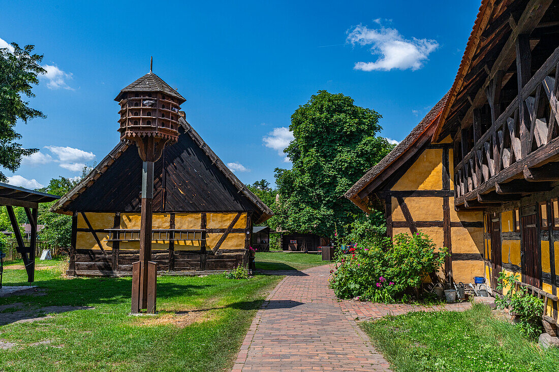 Freilichtmuseum in Lehde, UNESCO-Biosphärenreservat, Spreewald, Brandenburg, Deutschland, Europa