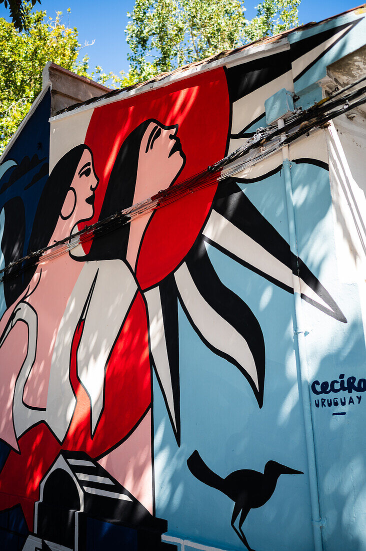 Ceciro from Uruguay at Asalto International Urban Art Festival in Zaragoza, Spain\n