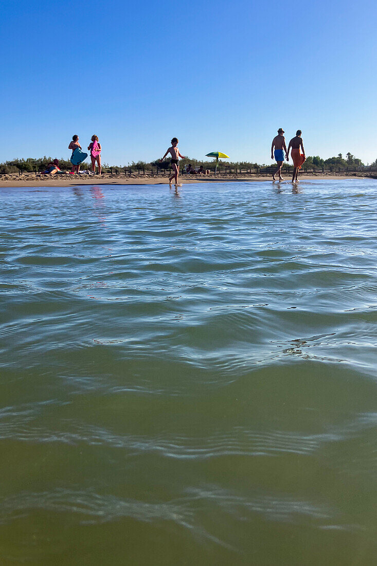 Ruimar beach in the Ebro Delta, Tarragona, Spain\n