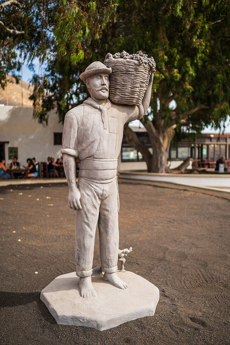 La Geria, Lanzarote's main wine region, Canary Islands, Spain\n