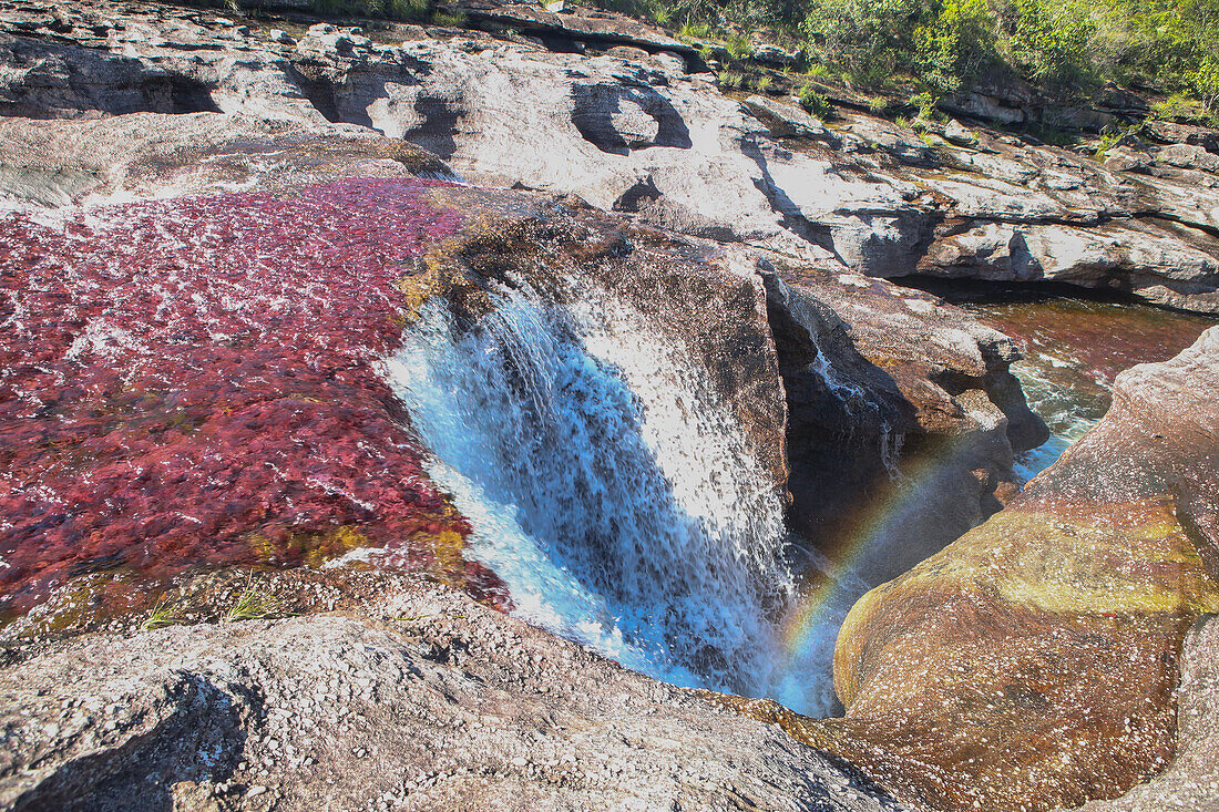 Der Caño Cristales, auch als Fluss der fünf Farben bekannt, ist ein kolumbianischer Fluss in der Serranía de la Macarena, einer isolierten Bergkette im Departement Meta, Kolumbien.
