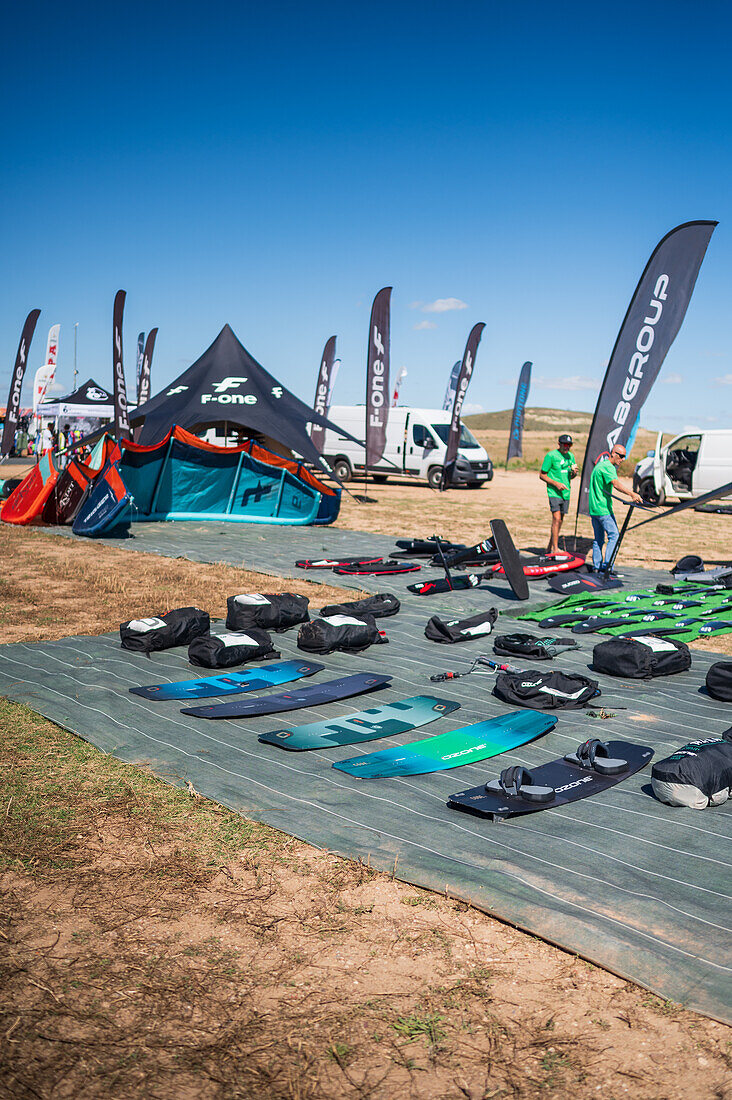 La Loteta Cierzo Festival, Kitesurf open and championship in Luceni, Zaragoza, Spain\n