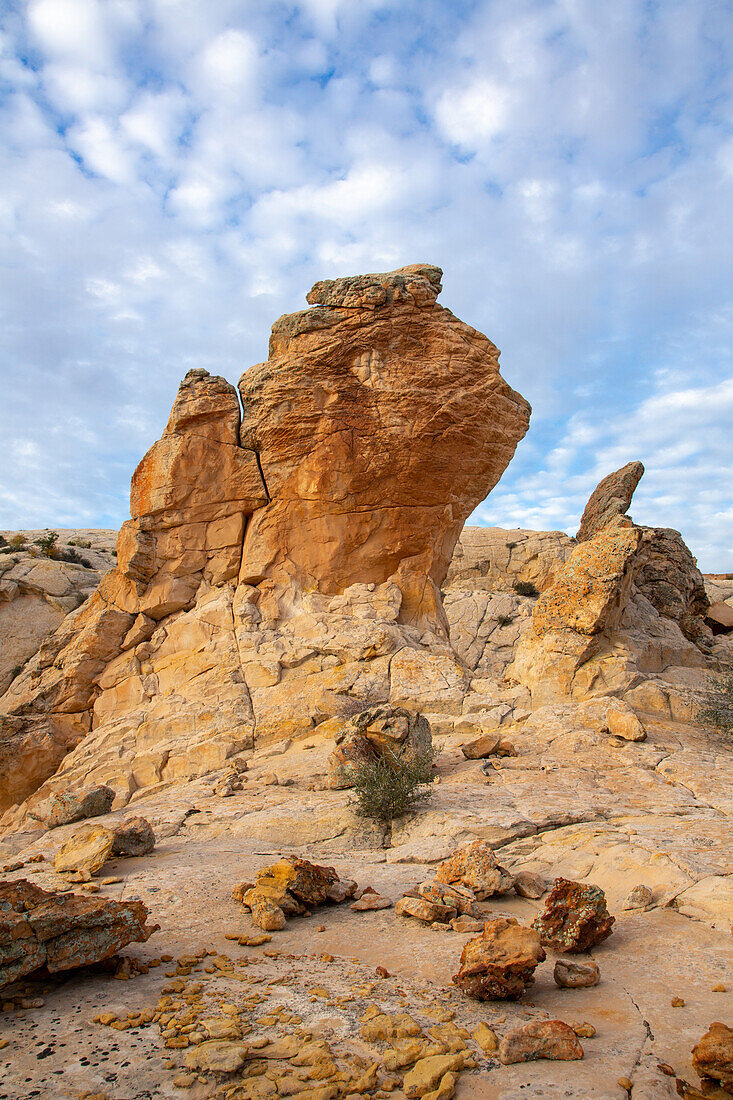 Navajo-Sandstein-Hoodoo-Felsformationen im Grand Staircase-Escalante National Monument in Utah.