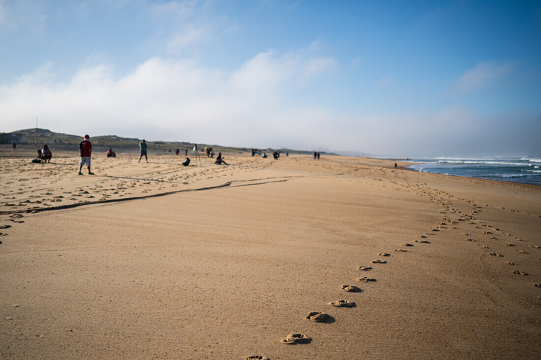 Les Culs Nus beach in Hossegor, Landes, France\n