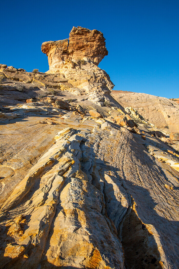 Navajo-Sandstein-Hoodoo-Felsformation im Grand Staircase-Escalante National Monument in Utah.
