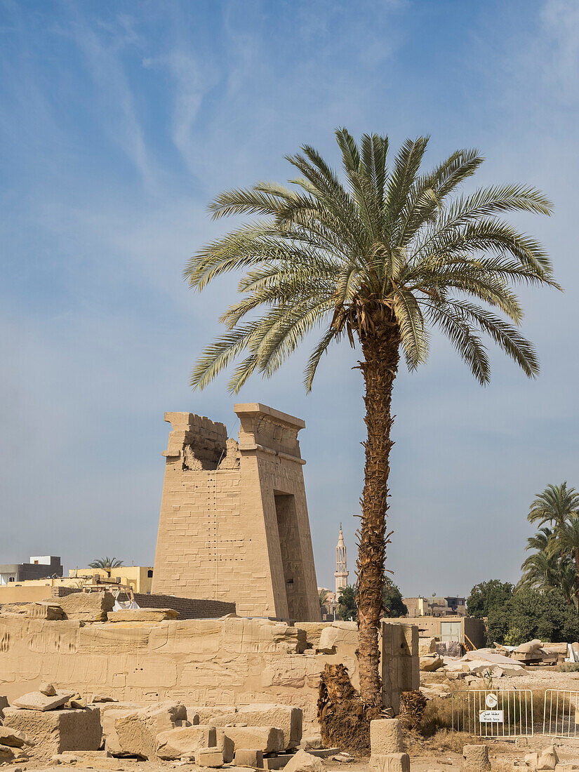 The Karnak Temple Complex, comprises a vast mix of temples, pylons, chapels, and other buildings, UNESCO World Heritage Site, near Luxor, Thebes, Egypt, North Africa, Africa\n