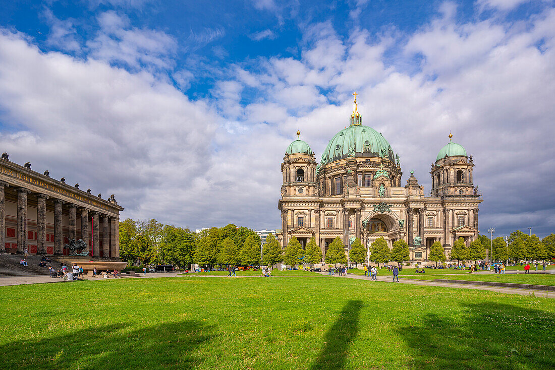 Blick auf den Berliner Dom, Museumsinsel, Mitte, Berlin, Deutschland, Europa