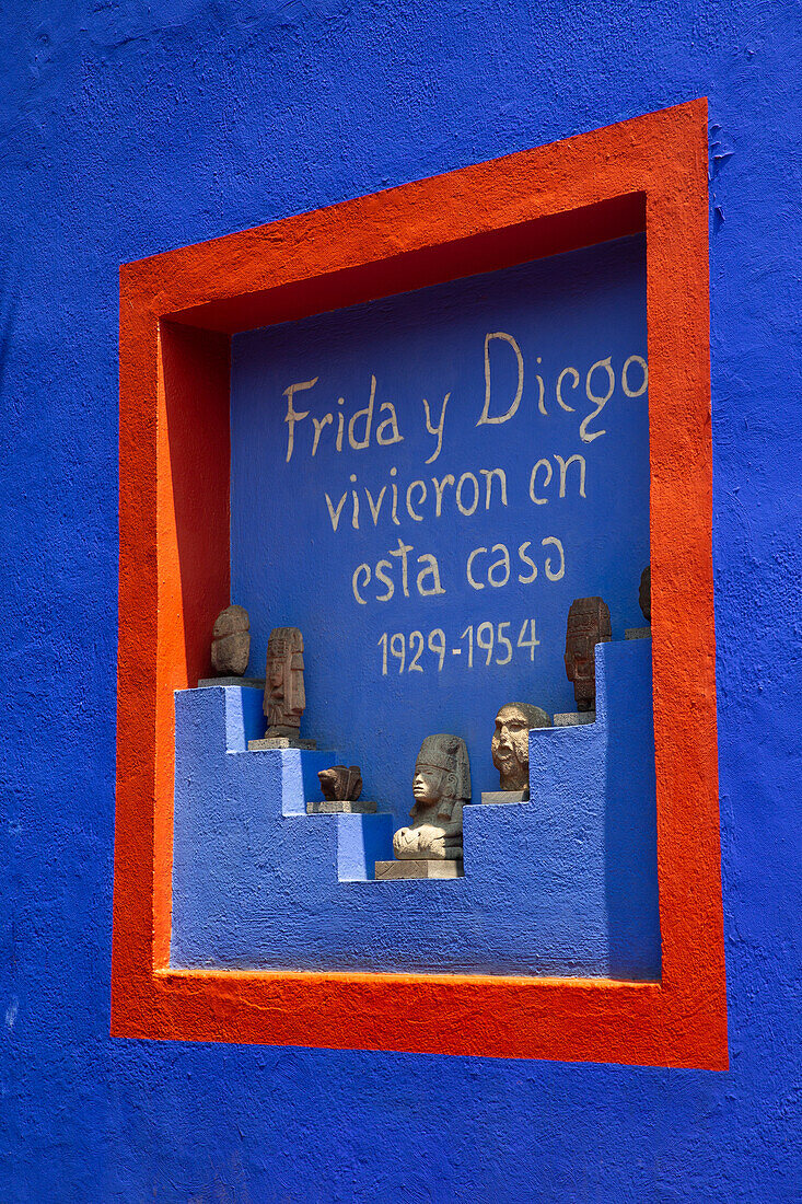 Frida Kahlo Museum (Blaues Haus), Coyoacan, Mexiko-Stadt, Mexiko, Nordamerika