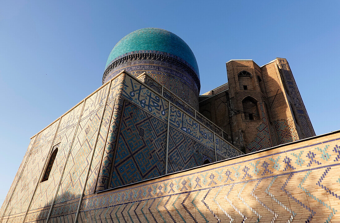 The world-famous Islamic architecture of Samarkand, UNESCO World Heritage Site, Uzbekistan, Central Asia, Asia\n