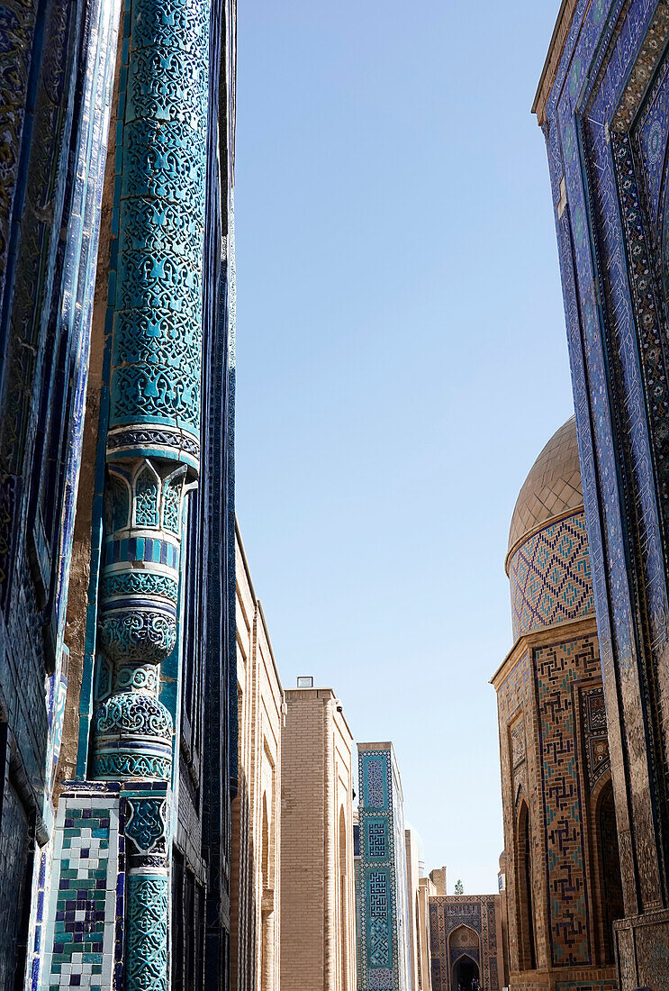 Die weltberühmte islamische Architektur von Samarkand, UNESCO-Welterbestätte, Usbekistan, Zentralasien, Asien