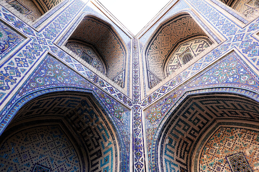 The world-famous Islamic architecture of Samarkand, UNESCO World Heritage Site, Uzbekistan, Central Asia, Asia\n