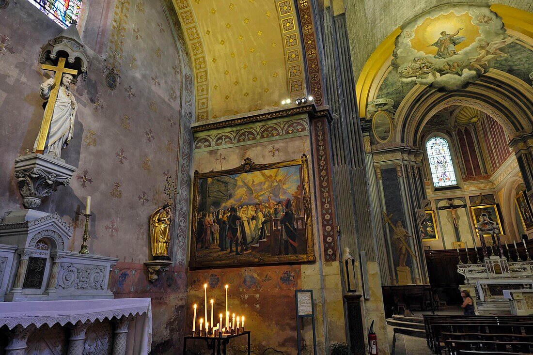Frankreich, Vaucluse, Orange, Kathedrale Notre Dame de Nazareth aus dem 12. Jahrhundert, Kapelle Sacre Coeur