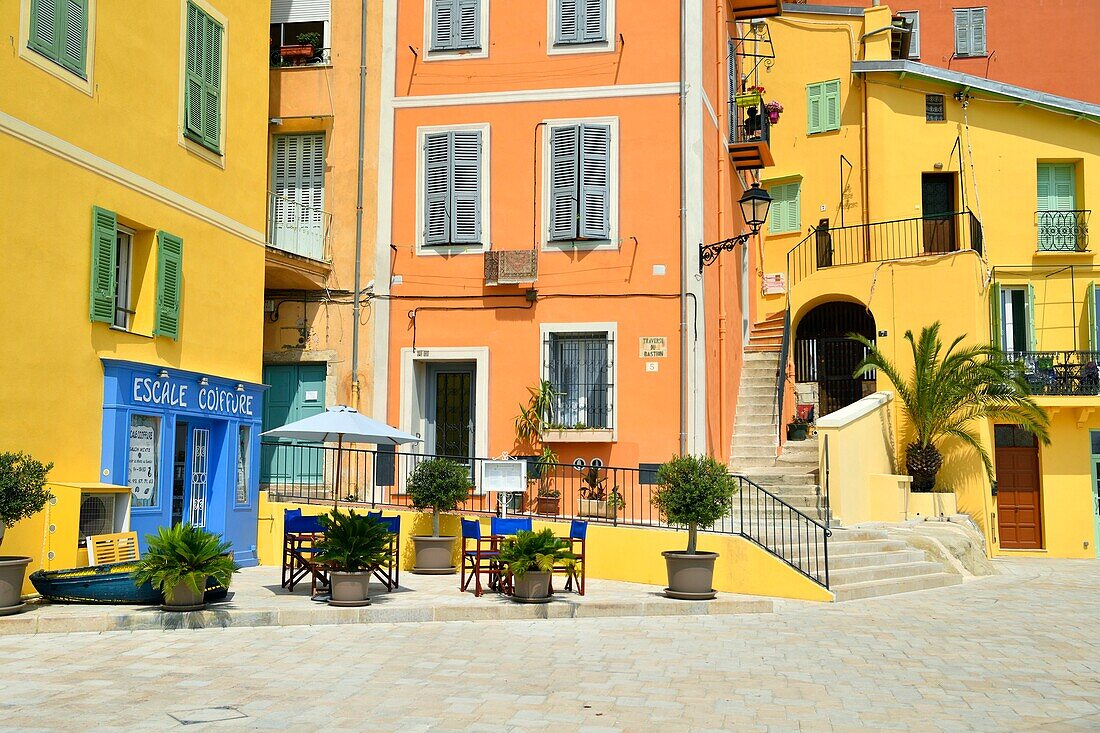 France, Alpes Maritimes, Menton, the old town, place Fontana (Fontana square)\n