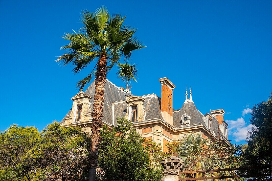 France, Pyrenees Orientales, Perpignan, mansion in the avenue of General de Gaulle\n