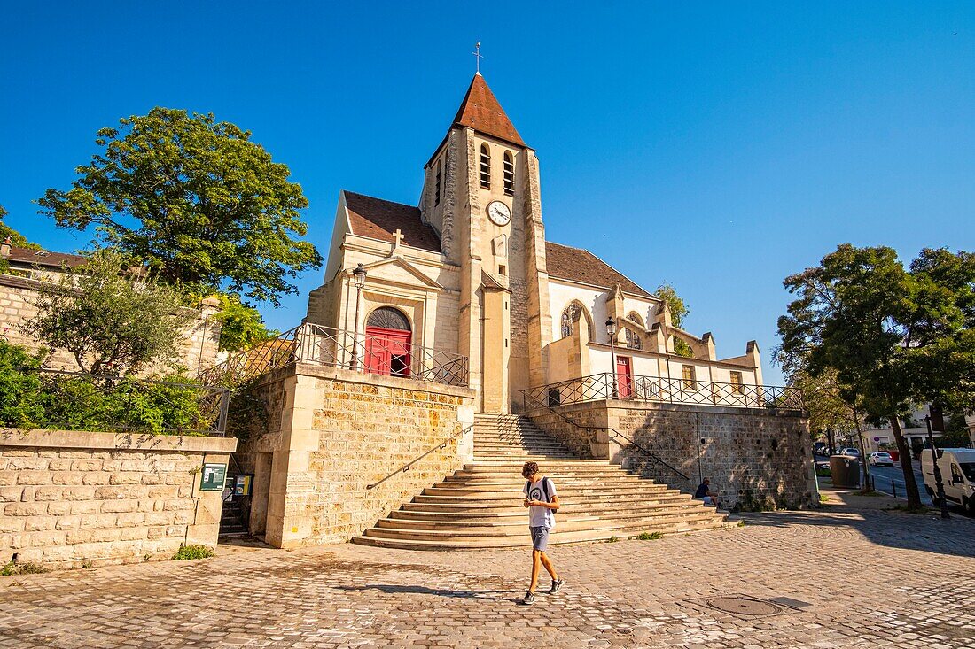 France, Paris, the church of Charonne\n