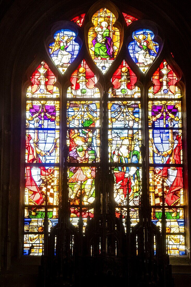 Frankreich, Seine et Marne, Melun, Kirche Saint Aspais von Melun