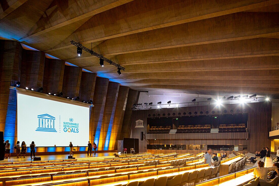 France, Paris, the Unesco headquarters, the auditorium 1\n