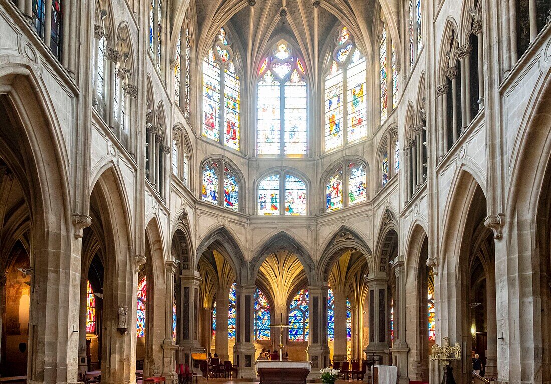 France, Paris, the Saint Severin church\n