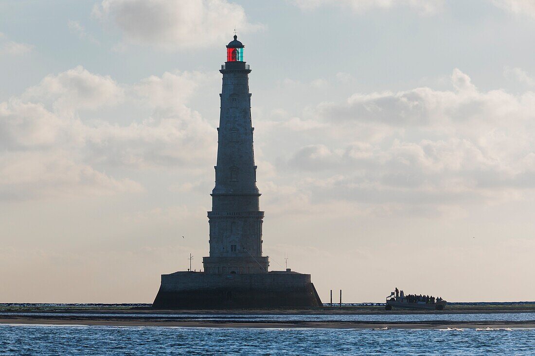 France, Gironde, Le Verdon sur Mer, The Cordouan lighthouse, Historical Monument\n