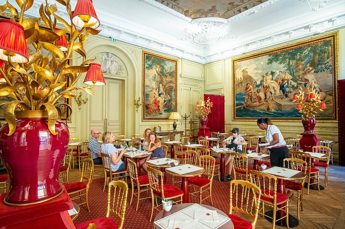 France, Paris, the Jacquemart Andre museum, the tea room\n