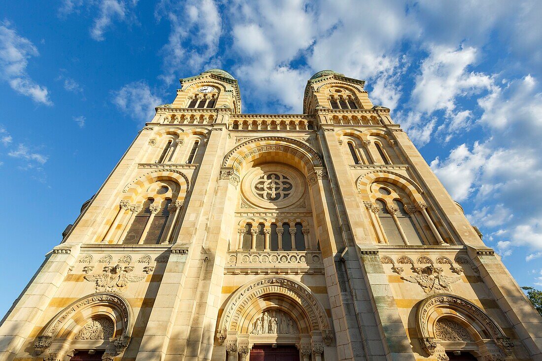 France, Meurthe et Moselle, Nancy, Sacre Coeur of nancy basilica (1902) in Roman Byzantin style\n