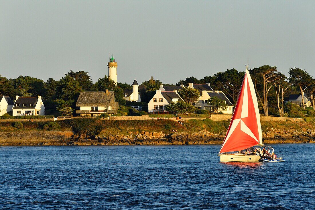 France, Morbihan, Gulf of Morbihan, Regional Natural Park of the Gulf of Morbihan, Quiberon bay, Rhuys Peninsula, Arzon, Port-Navalo\n