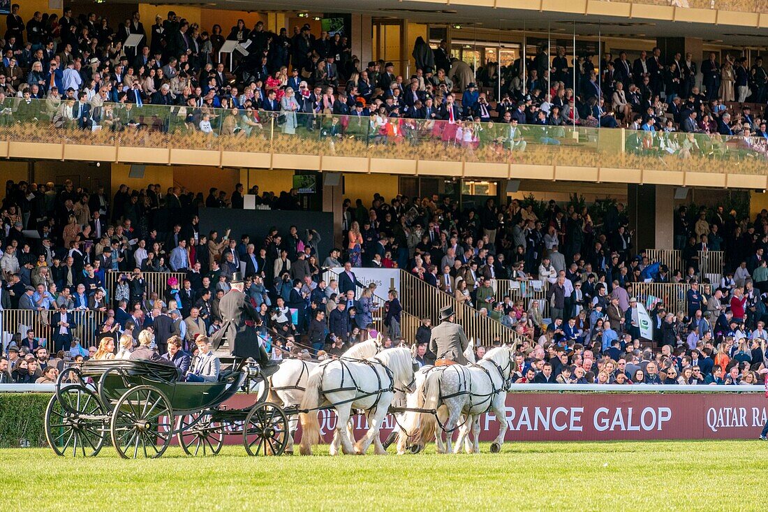 France, Paris, Longchamp Racecourse, the price of the Triumphal Arch of Qatar\n