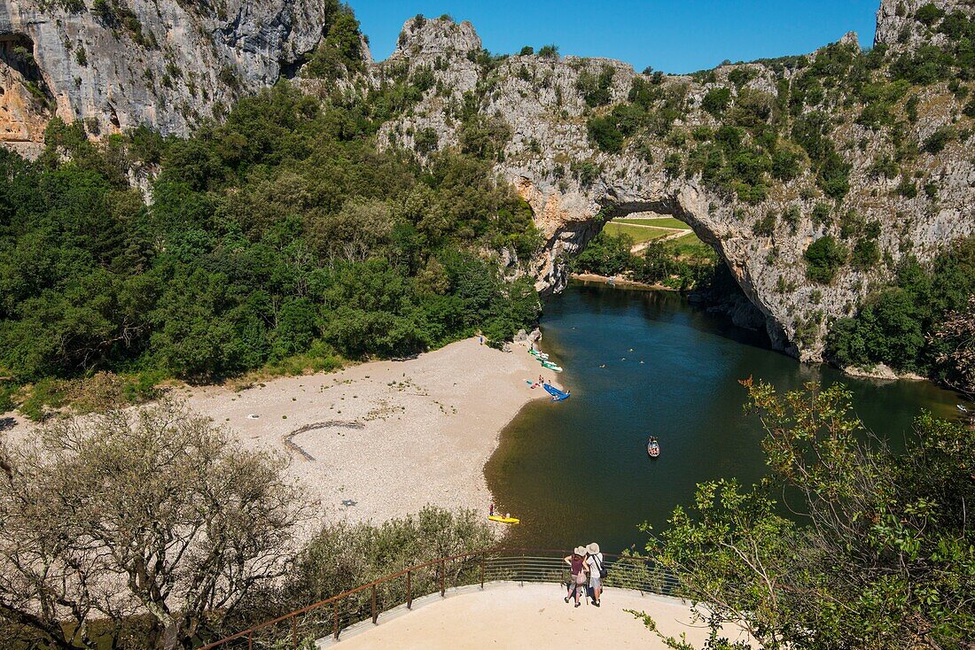 France, Ardeche, Vallon Pont d'Arc, Pont d'Arc\n