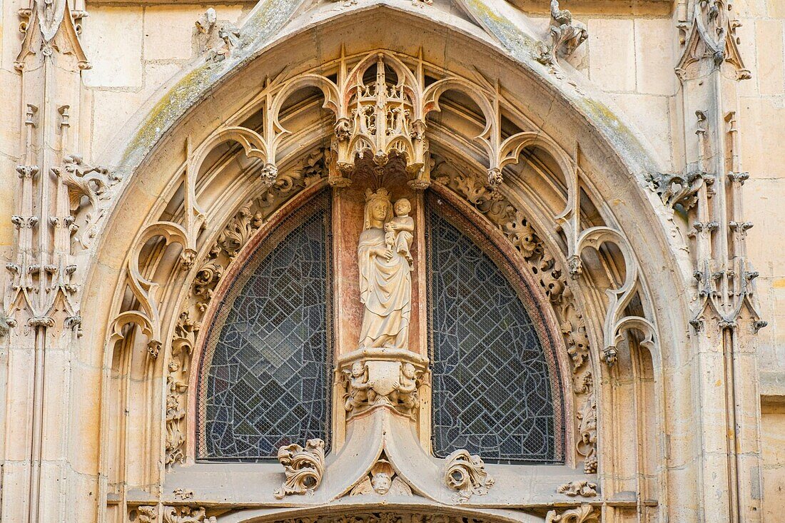 Frankreich, Seine et Marne, Melun Saint Aspais Kirche von Melun