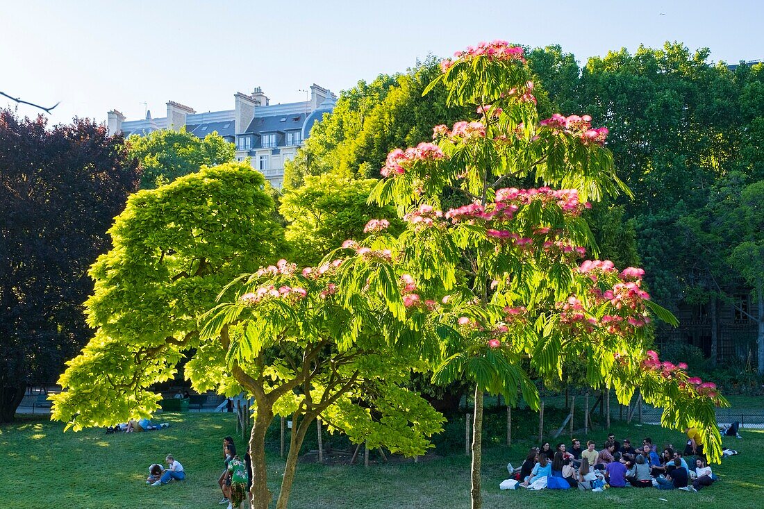 France, Paris, the Parc Monceau\n