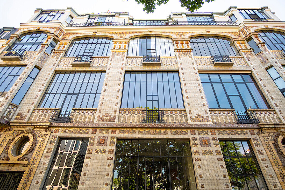 France, Paris, Montparnasse district, 3 Rue Campagne Première, building of lofts and artists\n