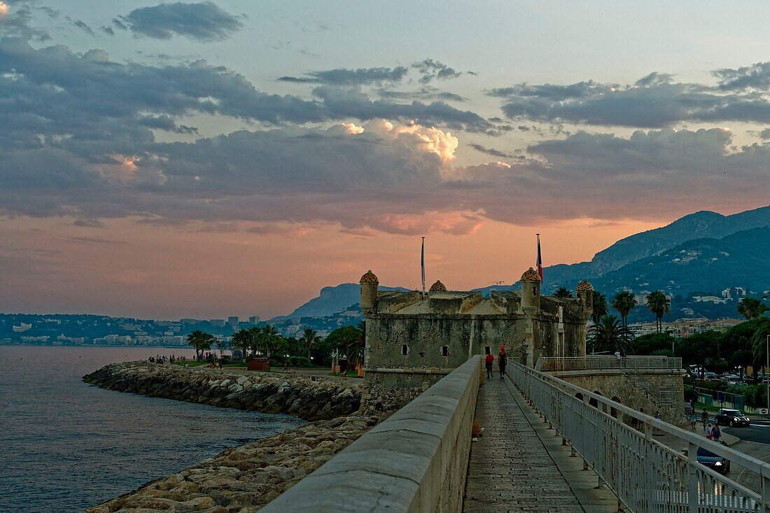 France, Alpes Maritimes, Menton, the bastion of the Old Port, Jean Cocteau Museum\n