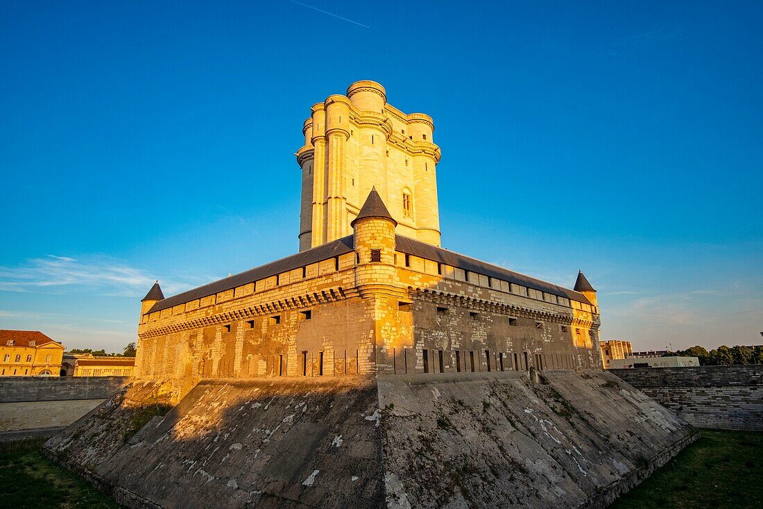 Frankreich, Val de Marne, Vincennes, das königliche Schloss und der Kerker