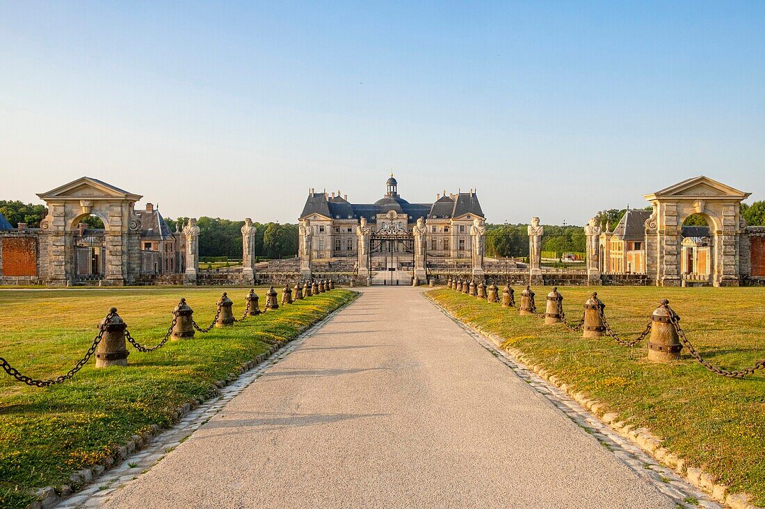 Frankreich, Seine und Marne, Maincy, das Schloss von Vaux le Vicomte