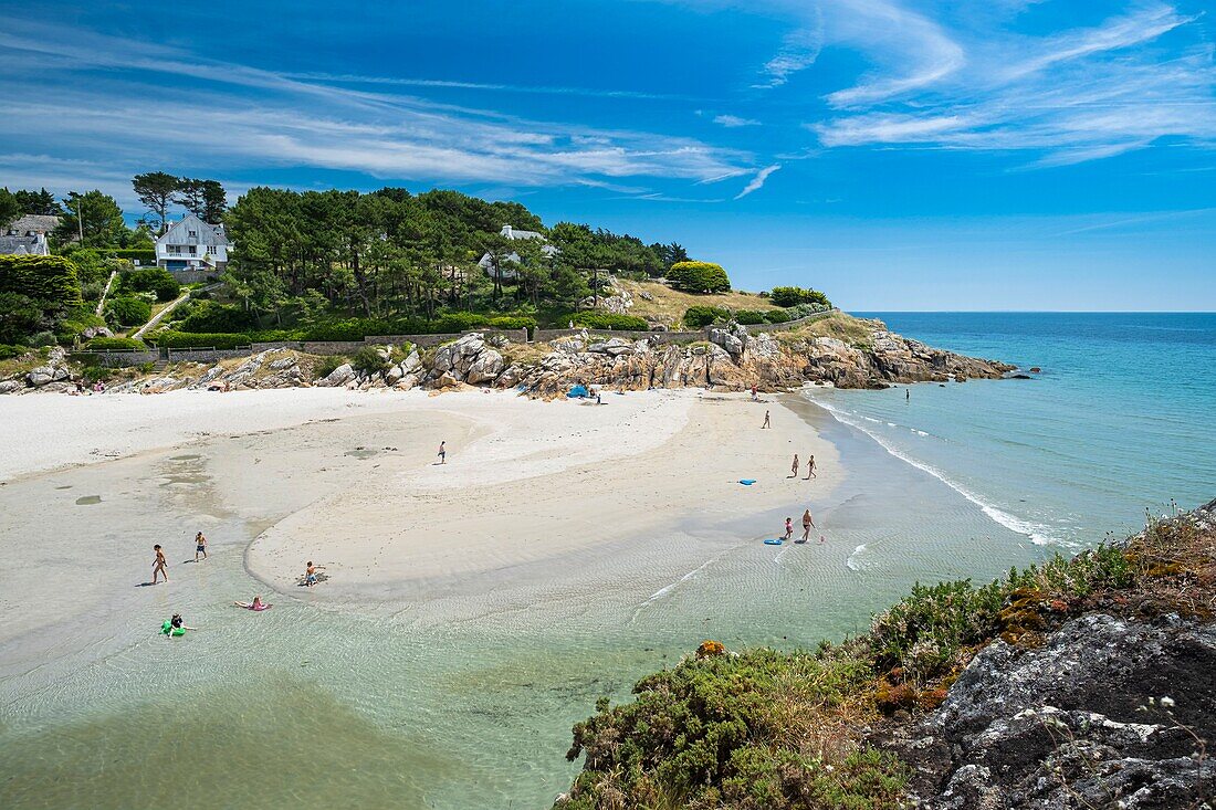 France, Finistere, Aven Country, Nevez, Rospico beach\n