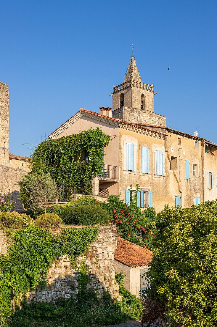 France, Vaucluse, Venasque, labeled the Most Beautiful Villages of France\n