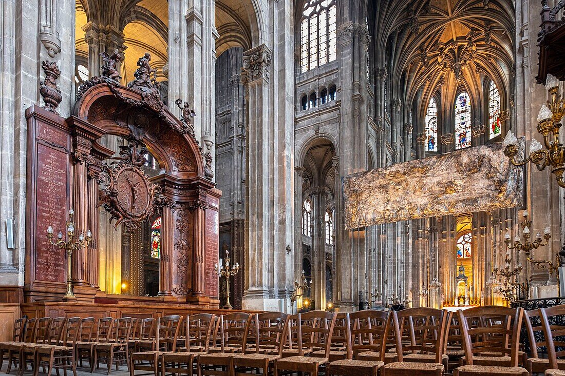 Frankreich, Paris, Stadtteil Les Halles, Kirche Saint-Eustache