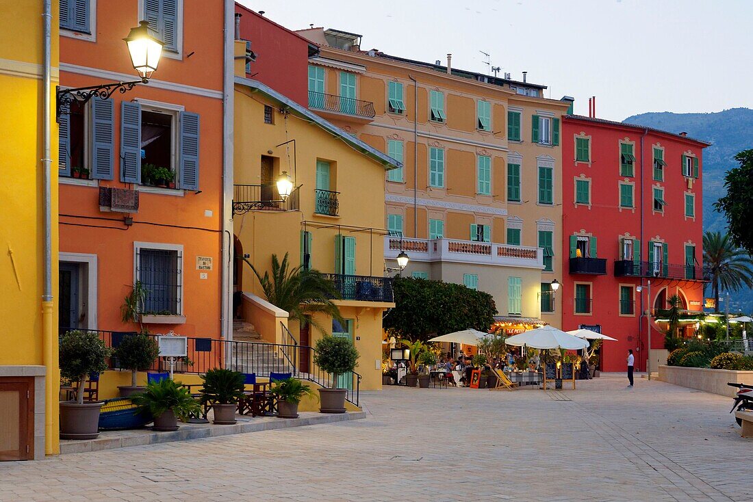 France, Alpes Maritimes, Menton, the old town, place Fontana (Fontana square)\n