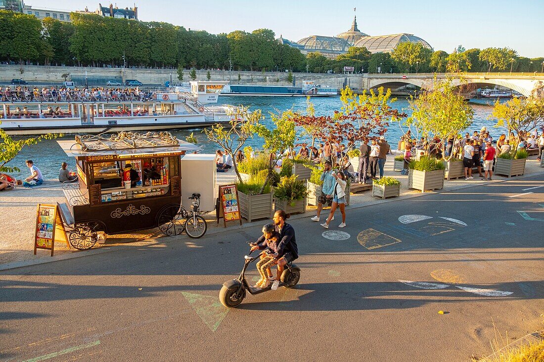 Frankreich, Paris, von der UNESCO zum Weltkulturerbe erklärtes Gebiet, Les Nouvelles Berges