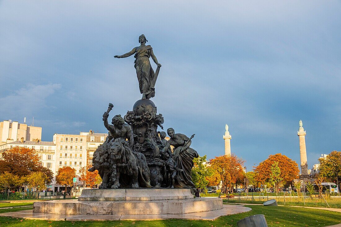 Frankreich, Paris, der Place de la Nation