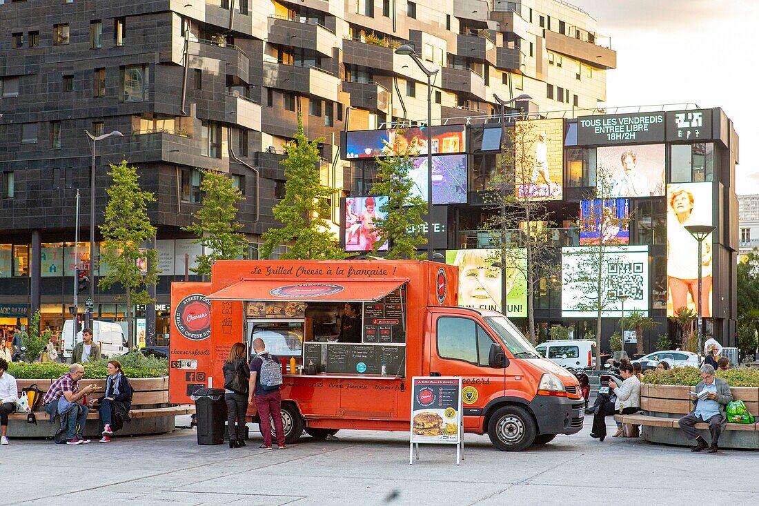 Frankreich, Paris, Food Truck, Allee de France