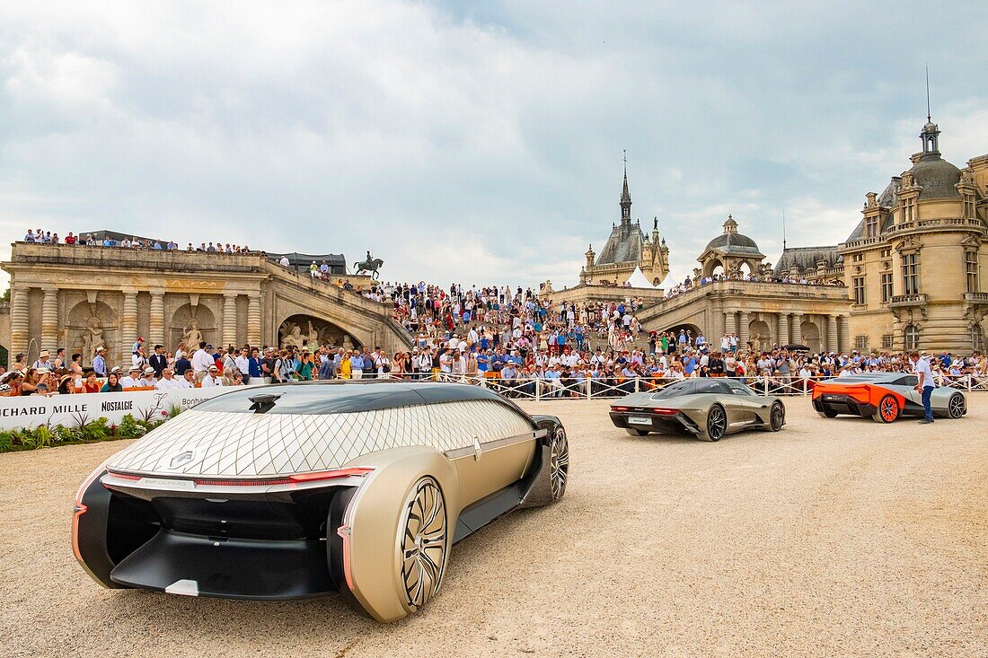 France, Oise, Chantilly, Chateau de Chantilly, 5th edition of Chantilly Arts & Elegance Richard Mille, a day devoted to vintage and collections cars\n